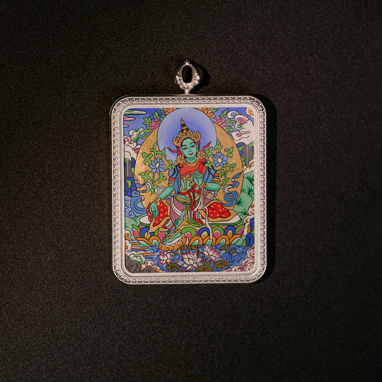 མཐུ་ཆེན་ཐོབ་པ། སྒྲོལ་ལྗང་། • 大势至菩萨 & 绿度母 • Mahasthamaprapta & Green Tara (Double-sided)