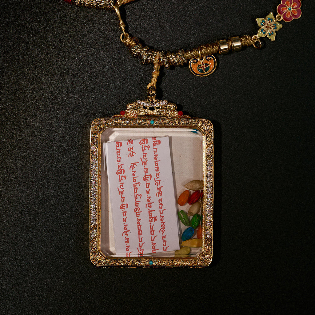 སྤྱན་རས་གཟིགས། • 四臂观音 • Avalokiteshvara (Red Tsal-tang)