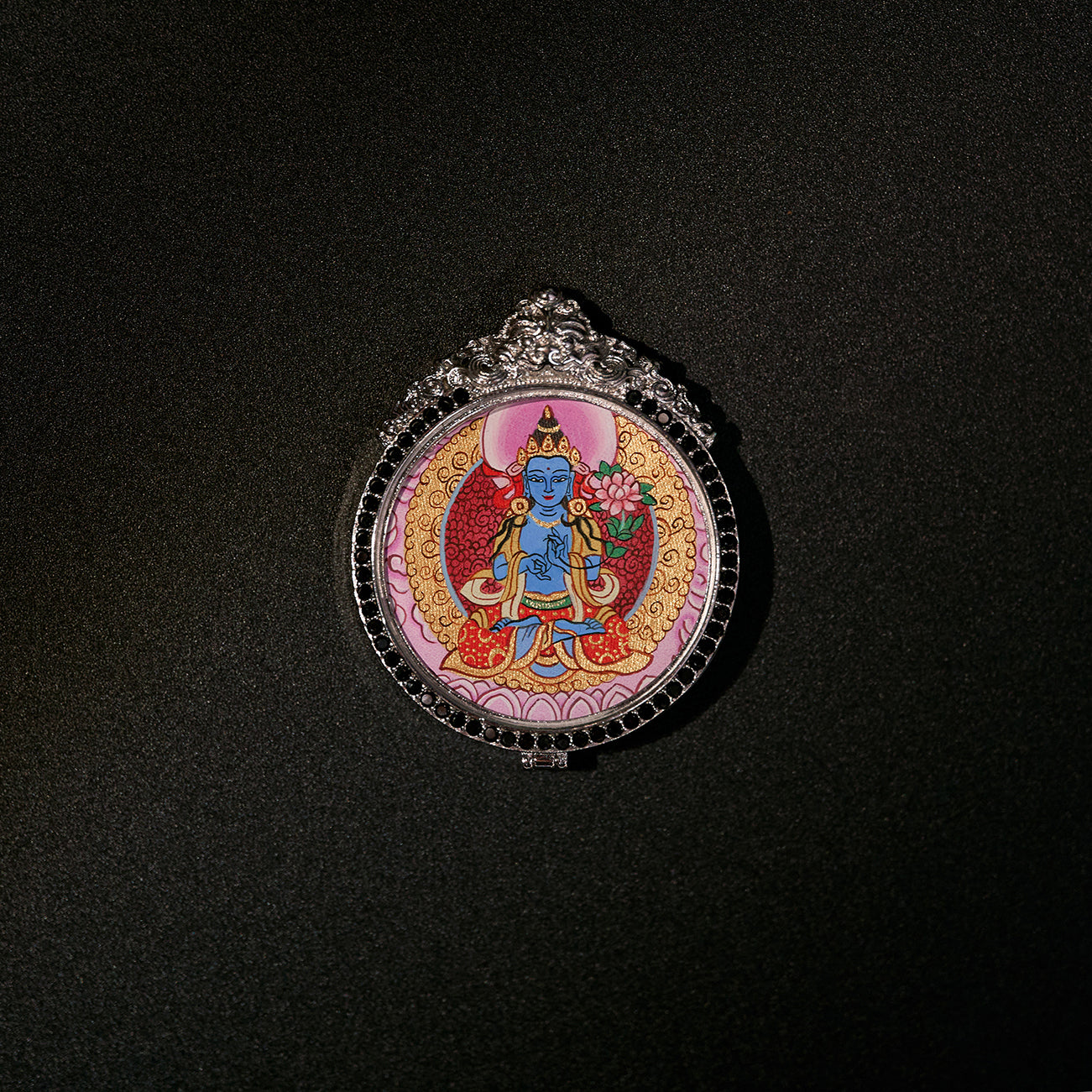 མཐུ་ཆེན་ཐོབ་པ། • 大势至菩萨（圆款） • Mahasthamaprapta (Round Edition)