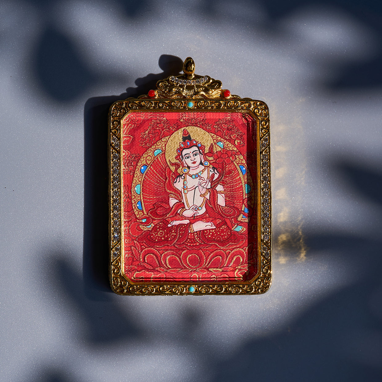 སྒྲོལ་ལྗང་། མཐུ་ཆེན་ཐོབ་པ། • 绿度母 & 大势至菩萨 • Green Tara & Mahasthamaprapta