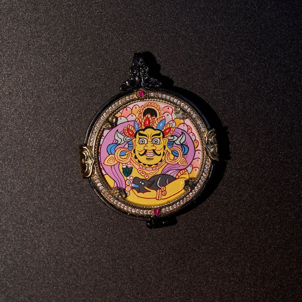 མི་གཡོ་བ། ཛམ་བྷ་ལ། • 不动明王 & 黄财神 • Acala & Yellow Jambhala