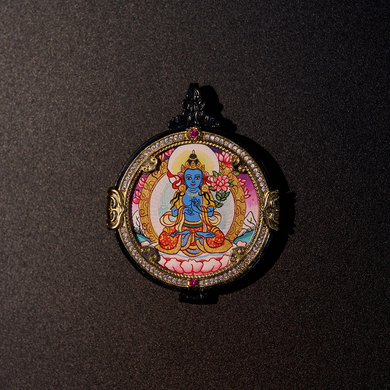 大势至菩萨 & 黄财神 • 大势至菩萨 & 黄财神 • Mahasthamaprapta & Yellow Jambhala