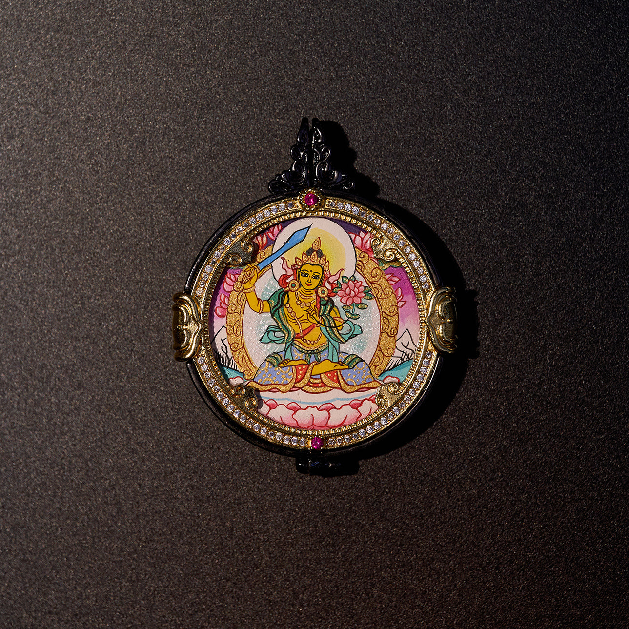 འཇམ་དཔལ་དབྱངས། ཛམ་བྷ་ལ། • 文殊菩萨 & 黄财神 • Manjushri & Yellow Jambhala