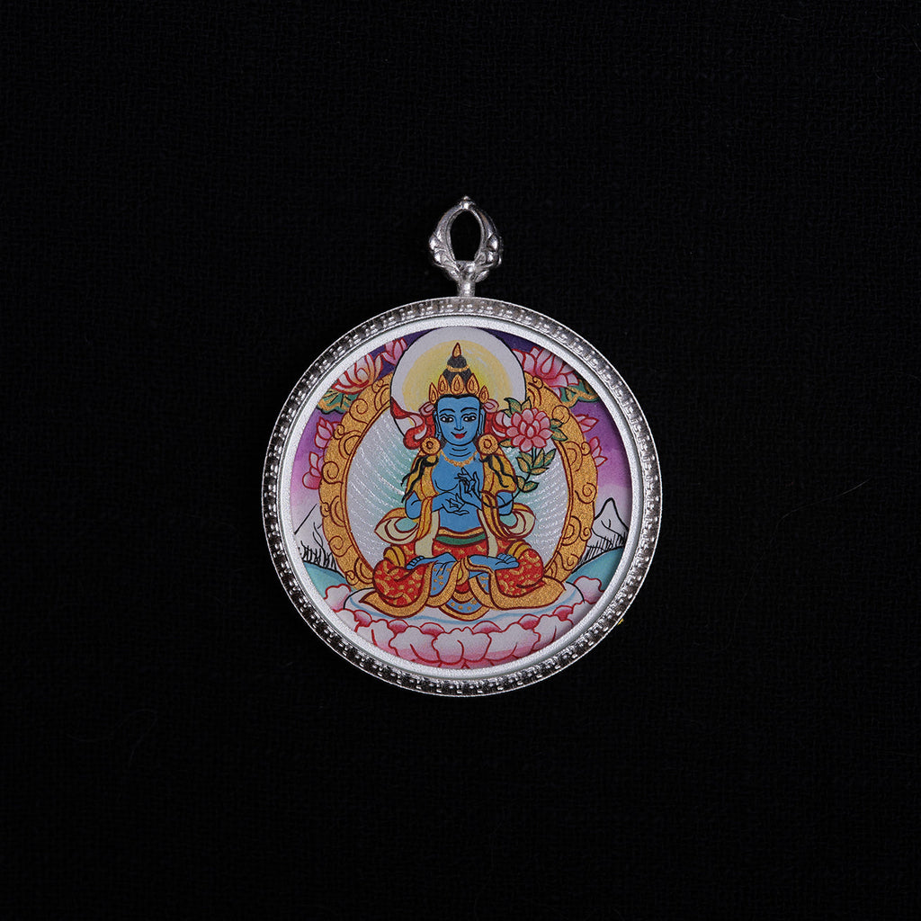མཐུ་ཆེན་ཐོབ་པ། སྒྲོལ་ལྗང་། • 大势至菩萨 & 绿度母 • Mahasthamaprapta & Green Tara