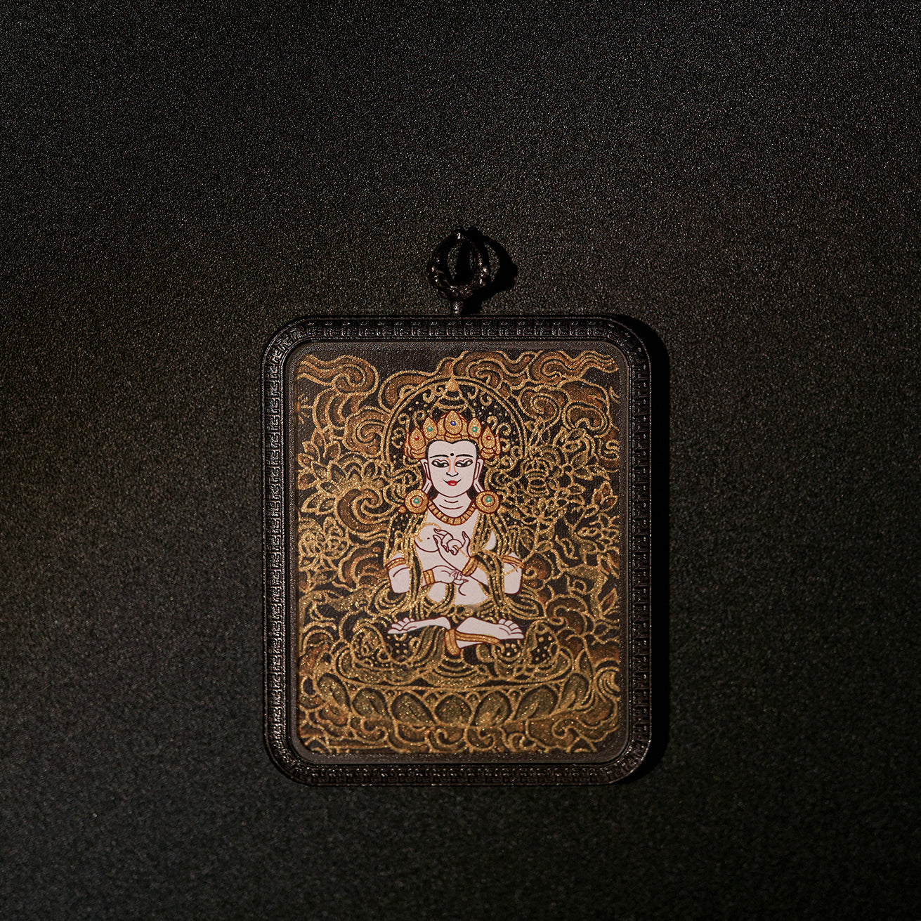 མཐུ་ཆེན་ཐོབ་པ། • 大势至菩萨（黑金款） • Mahasthamaprapta (Nag-tang)